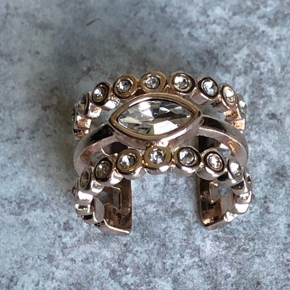 Rachel Zoe Love AJ Stacked Rose Gold Ring - Picture 3 of 7